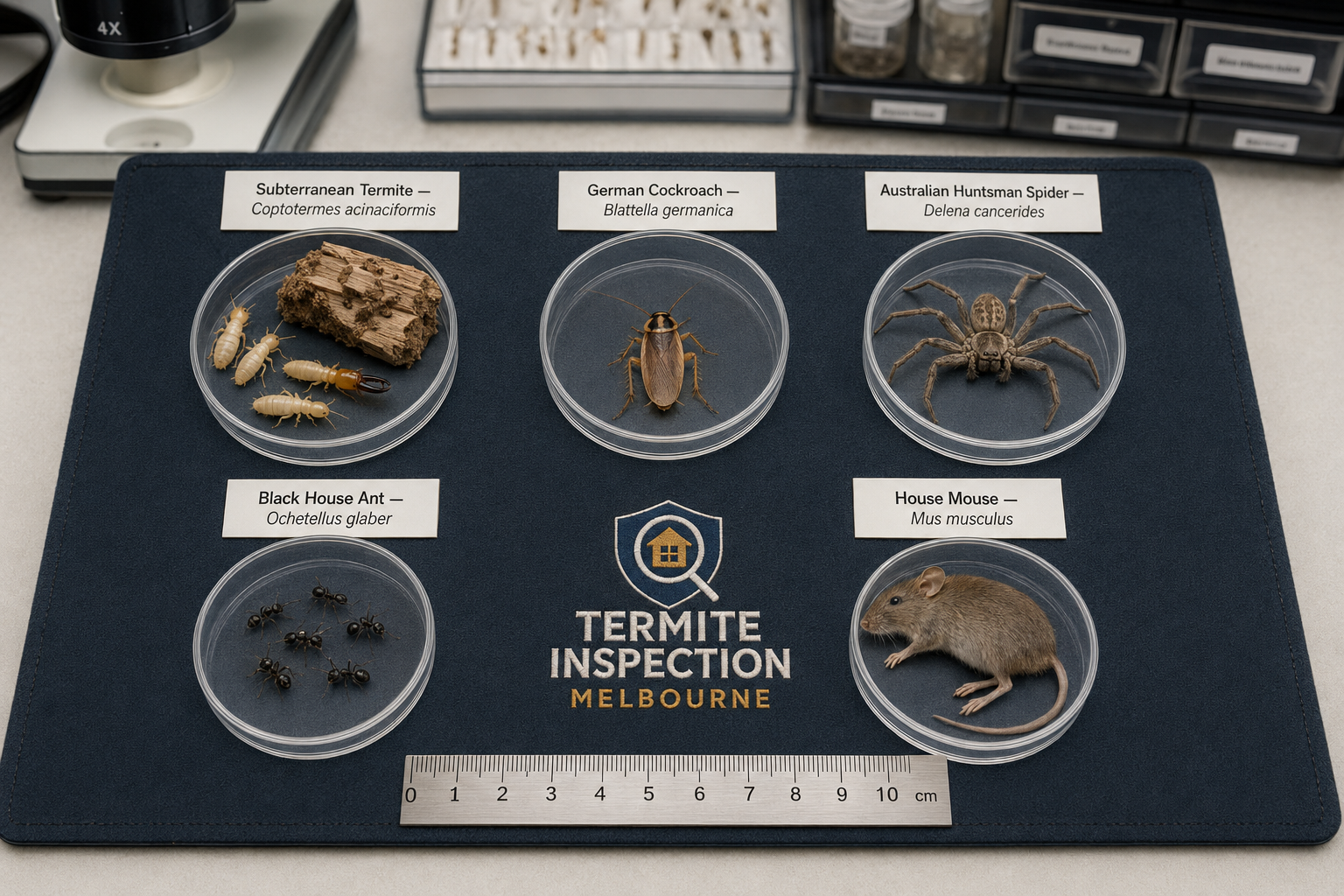 Common Melbourne pests guide — termites, cockroaches, rodents and household pests