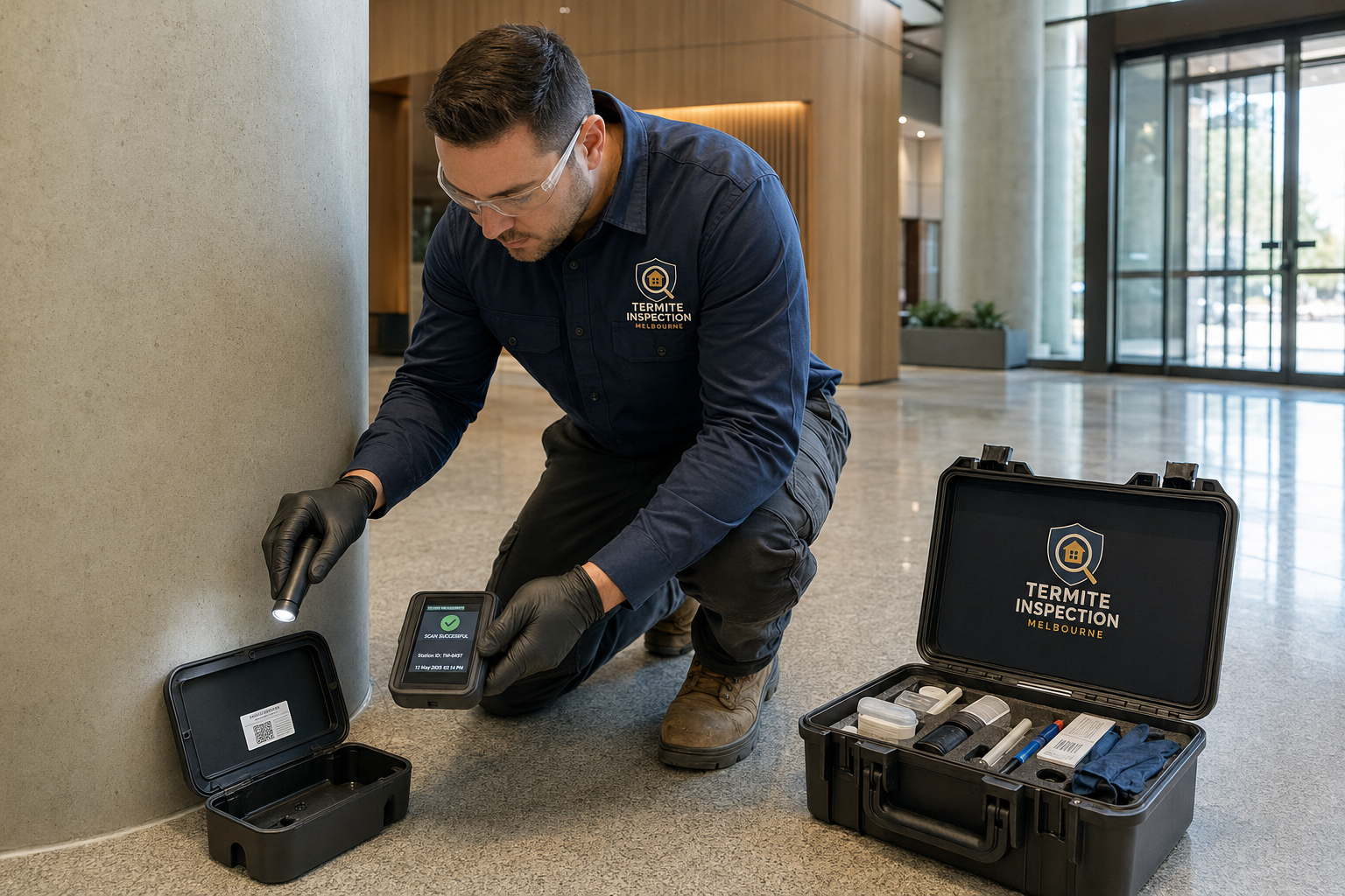 Council building pest control services at a Melbourne municipal facility