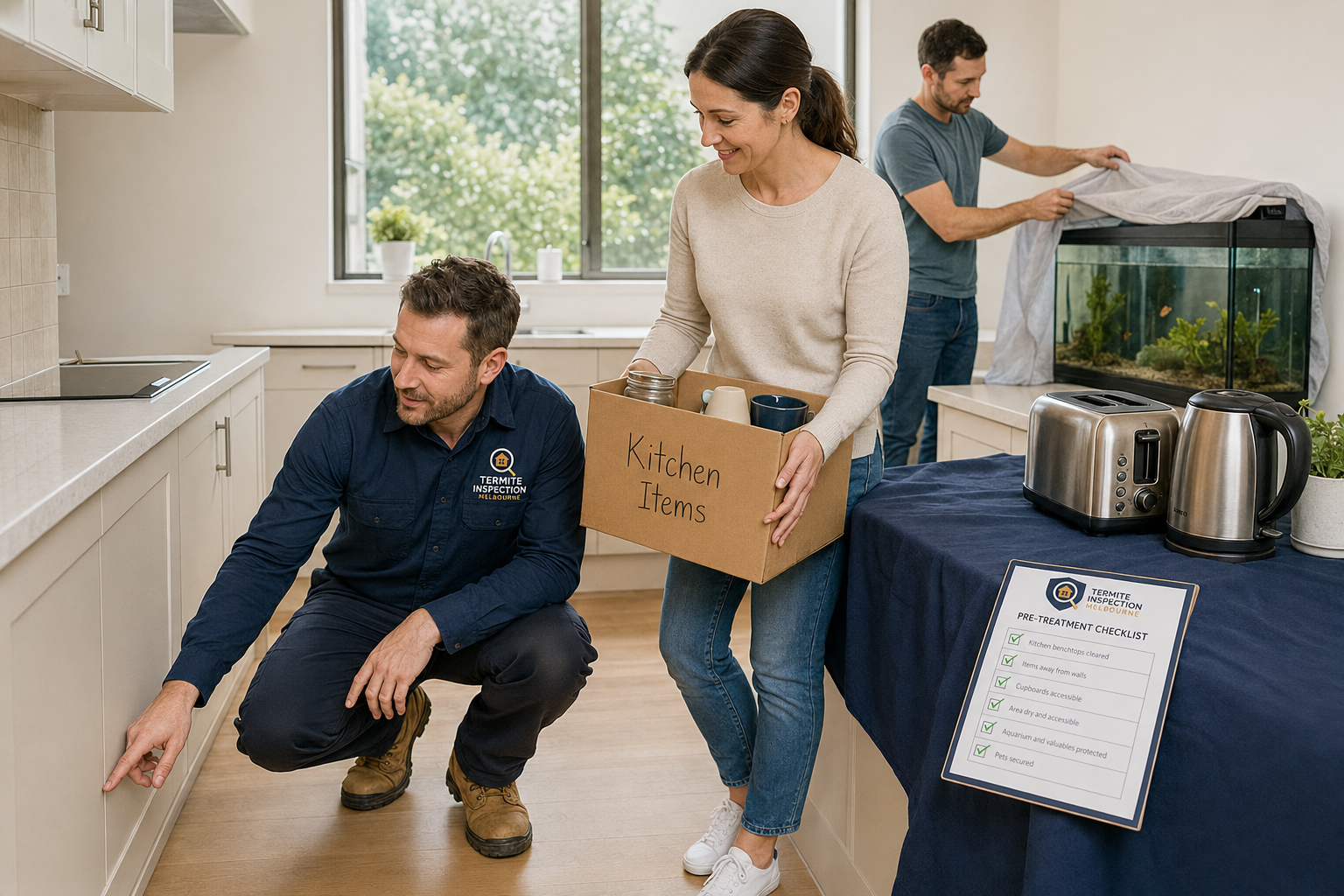 Pest control pre-treatment guide Melbourne — how to prepare your home before treatment