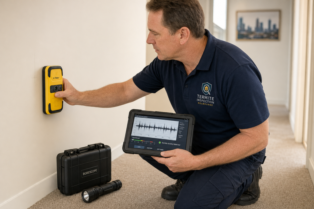 Professional termite inspection for a Melbourne investment property