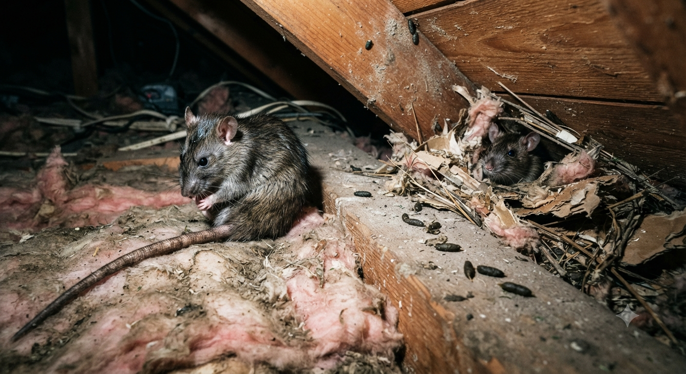 Roof rat identification for Melbourne ceiling and roof void infestations